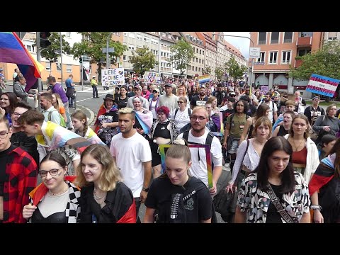 CSD Nürnberg 2023 - Die gesamte Polit-Demo [Sa. 05.08.2023]