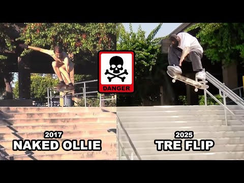 Every trick landed before Chris Joslins 360 flip