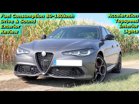 2024 Alfa Romeo Giulia Q4 Veloce 280 PS - Test Drive, Performance Review, and Fuel Consumption