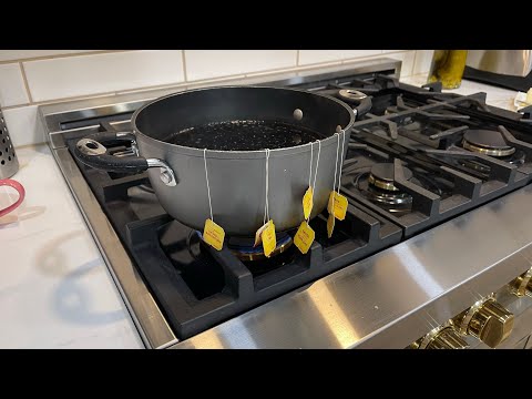 Tea Dyeing Technique - easy dip and dry method