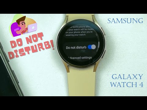 How to Enable Do Not Disturb Mode on Samsung Galaxy Watch 4