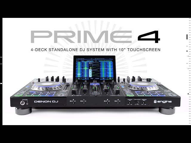 Video Teaser für Denon DJ Prime 4, 4-Deck Standalone DJ System with 10" Touchscreen