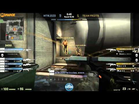 ESL One Cologne 2014 Open Qualifier - Viertelfinale  team fruits vs. mTw  (de_train) Map 1