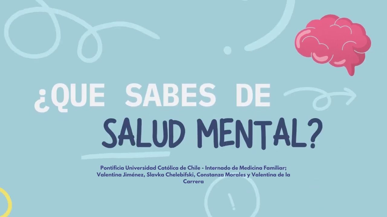 ¿Que sabes de la salud mental?