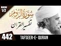 Tafseer-e-Quran Class # 442 (Surah Room 1\2 )| Mufti Tariq Masood Speeches 🕋
