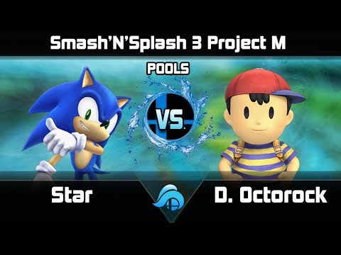 Smash n Splash 3 Project M Singles Pools - Star (Sonic) vs. Delicious Octorock (Ness)