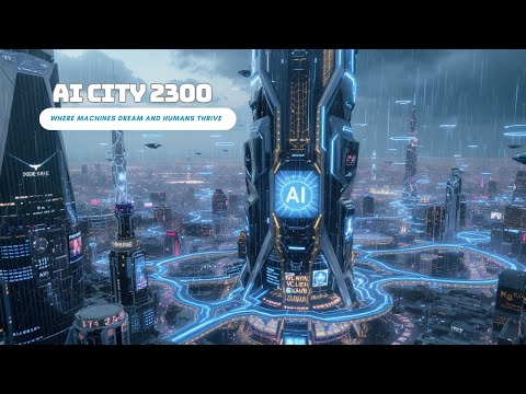 AI City 2300: Where Machines Dream and Humans Thrive🤖🌆🛸