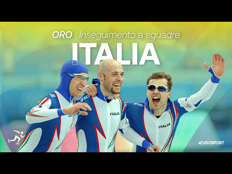 ITALIA ORO nell'inseguimento nel pattinaggio di velocità | TORINO 2006 | RIVIVI LA GARA