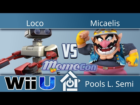 Momocon 2017 - Loco (ROB) vs Micaelis (Wario) - Smash 4 Pools L. Semi