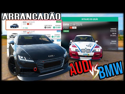 Forza Horizon 4 - ARRANCADÃO de LEILÃO AUDI vs BMW