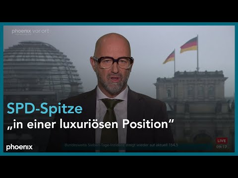 phoenix nachgefragt mit Christian Füller zur Neuaufstellung der SPD-Parteispitze am 04.11.21