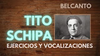 Ejercicios de Belcanto por Tito Schipa  | Canto Lírico | RUTINA VOCAL