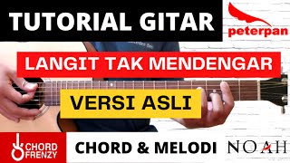 Download lagu (TUTORIAL GITAR) Langit Tak Mendengar - PETERPAN | Versi Asli | Lengkap dan Mudah mp3