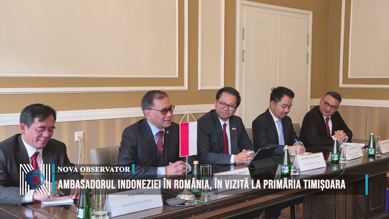 Ambasadorul Indoneziei în România, în vizită la Primăria Timișoara