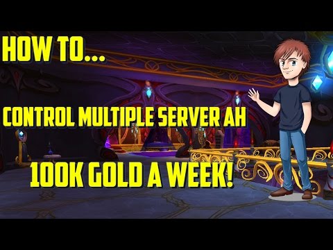 How To Make 100K a Week!  | Auction House Gold / Server Guide