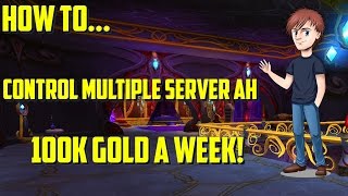 How To Make 100K a Week!  | Auction House Gold / Server Guide