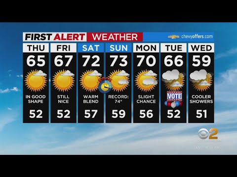 First Alert Forecast: CBS2 11/2 Evening Weather at 6PM