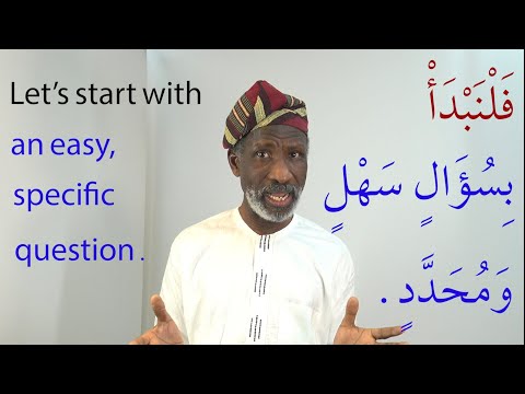 Arabic Vocabulary in Action with Dr Imran Alawiye 4