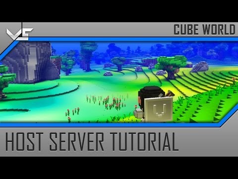Cube World Multiplayer Server Tutorial (How to Host + Port Forwarding)