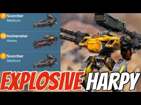 War Robots | Harpy With Incinerator and Scorcher is BEYOND GODLIKE💥