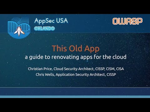 Image thumbnail for talk This Old App, a guide to renovating apps for the cloud