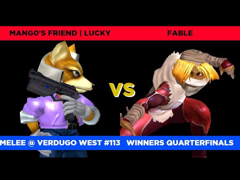 MF | Lucky (Fox) vs. Fable (Sheik) - Verdugo West #113 Winners Quarterfinals SSBM