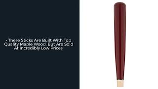 Video thumbnail: Review: M^Powered H2TC Pro Maple Wood Baseball Bat (H2TCI13)