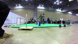 preview picture of video 'Kintex 2014 [5/13]: Intelligent Soccer Robot dribbling around obstacles'