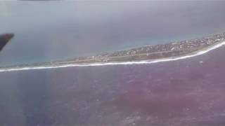 Pacific Sun Airlines / Fiji Link ATR 42-512 DQ-PSA Taking off from Tuvalu Funafuti Airport