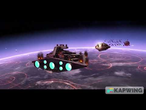 Allegiance class Star Destroyer vs MC80A Home One Type (empire at war cinematic battle) #cinematic