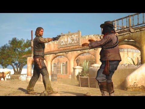 Red Dead Redemption - Marston kills three mexicans and meets Landon Ricketts