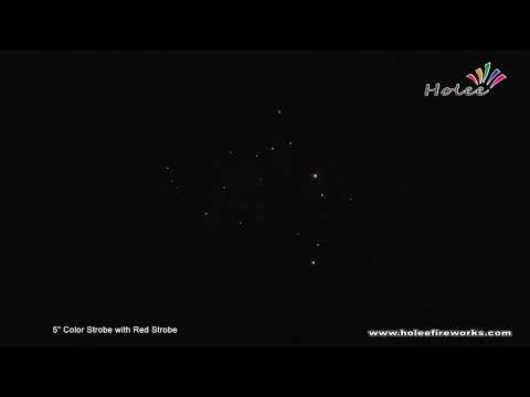 5" color strobe with red strobe