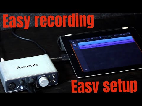 How to Connect Focusrite Scarlett Solo (3rd Gen) to GarageBand on iPad – Step-by-Step Guide