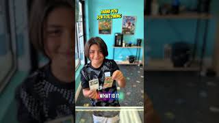 Trading Common Pokemon Cards for RARE Cards! (Surprising Kids) #pokemon #pokemoncards #amazing #wow