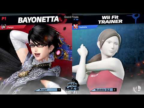 Smash @ Miz's WiFi 15 - Xcurr (Bayonetta) vs. Babble (L) (Wii Fit Trainer) Grand Finals