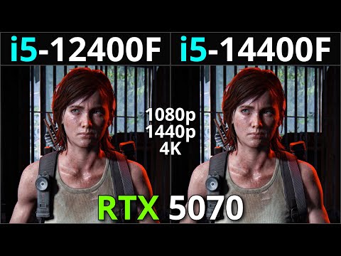 Intel i5-12400F vs i5-14400F | RTX 5070 Gaming Test | 1080p, 1440p, 4K