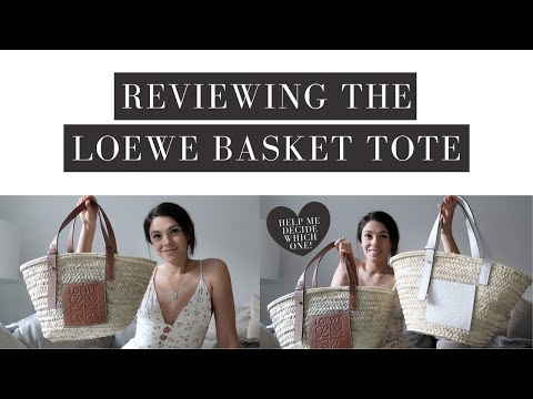 LOEWE Basket Straw Tote Bag Review | PRETTY PROPER...