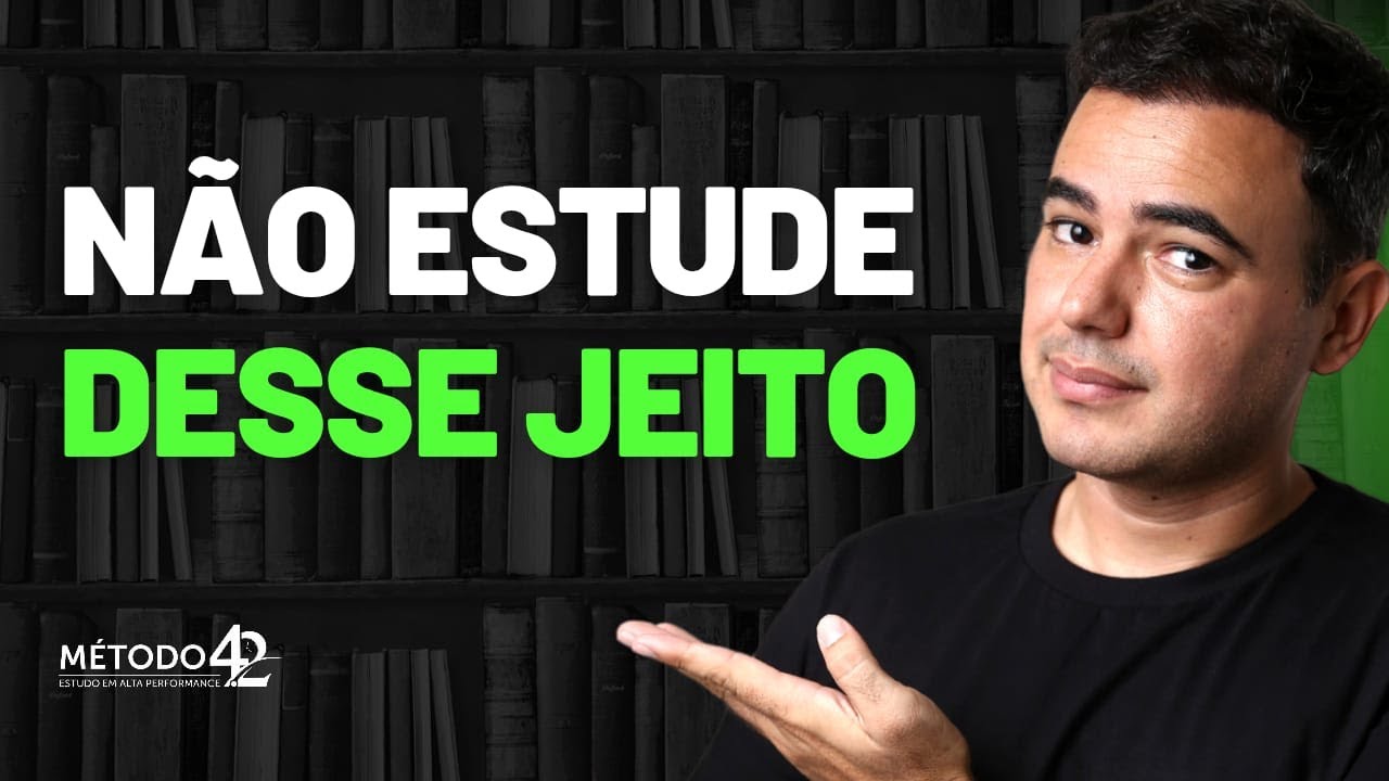 O jeito errado de começar a estudar para concursos - Prof. Rafael Barbosa