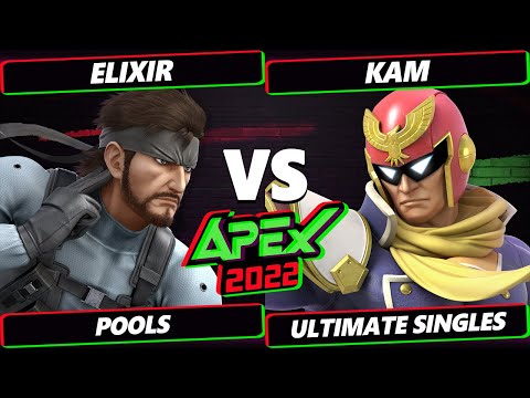 Apex 2022 - Elixir (Snake) Vs. Kam (Captain Falcon) SSBU Ultimate Tournament