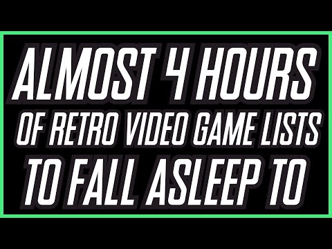 Almost 4 HOURS of Retro Gaming Lists to Fall Asleep To
