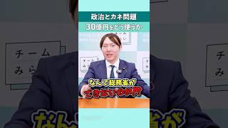 政治とカネ問題を考える｜30.1億円をどう使うか #shorts