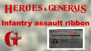 Heroes & Generals: Infantry assault ribbon #T 09
