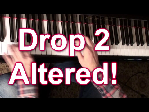 Drop two on ALTERED dominants - Jazz Piano College 322