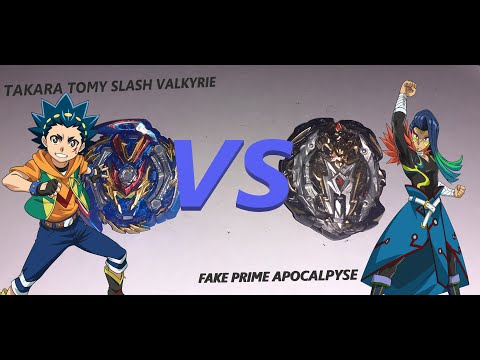 TAKARA TOMY SLASH VALKYRIE VS FAKE PRIME APOCALYPSE WHO WILL WIN!?