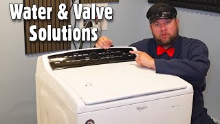 Whirlpool Washer Won't Fill with Water or Leaks Into Washer - How to Test and Fix