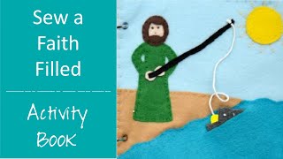 Miracles Of Jesus Felt Activities Book for Quiet Time
