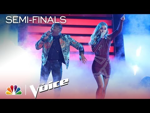 The Voice 2018 Jackie Foster & Rayshun LaMarr - Semi-Finals: "Believer/Radioactive"