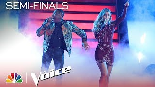 The Voice 2018 Jackie Foster &amp; Rayshun LaMarr - Semi-Finals: &quot;Believer/Radioactive&quot;