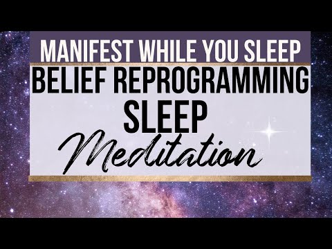 MANIFEST WHILE YOU SLEEP | "I Am" Belief Reprogramming Sleep Meditation