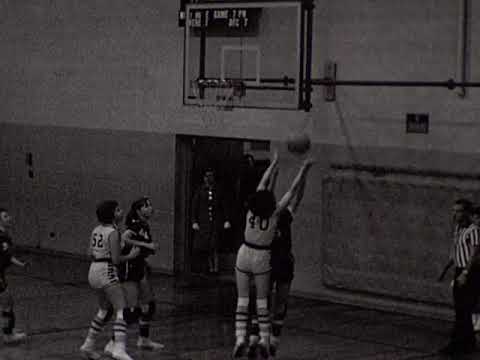 Porter High School girls basketball vs. Friendsville High School. Local rivals Porter High School vs Friendsville High School play six on six Girls Basketball in Maryville, TN in 1965. Black & white film clip. 15 minutes and 56 seconds.